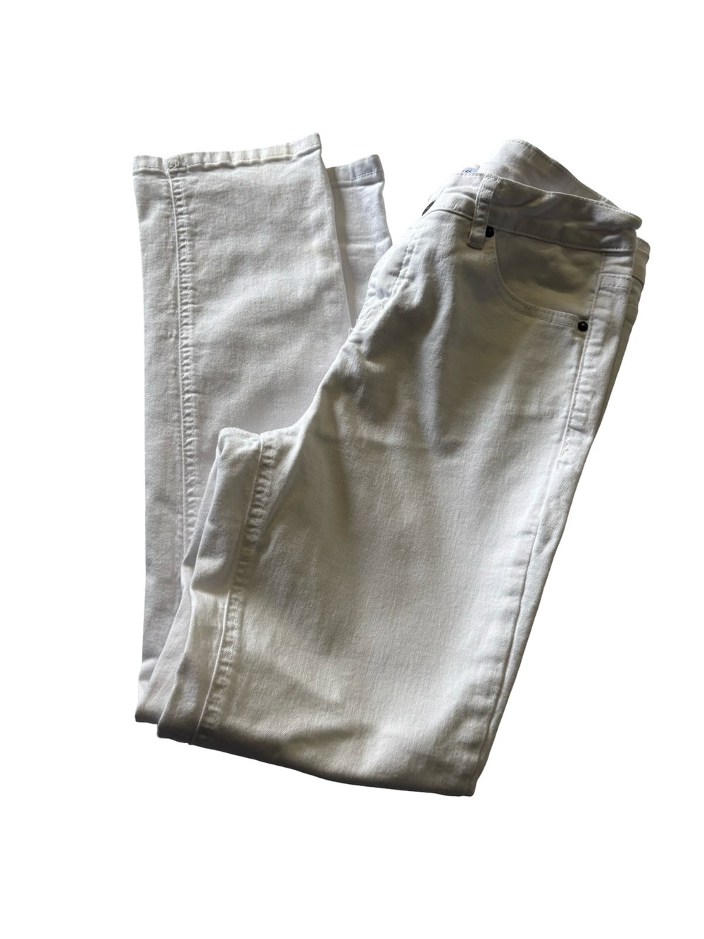 Women’s White Skinny Jeans - Clean Slim Fit